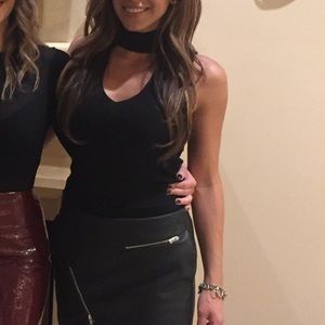 Express Keyhole Sweater Tank Top